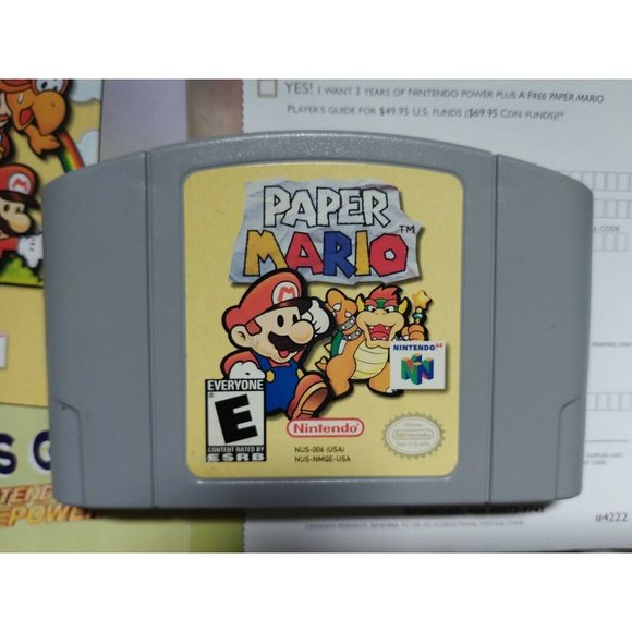 Paper Mario 64 Nintendo 64 N64 CIB Complete In Box Authentic and Very Rare! - Picture 7 of 12